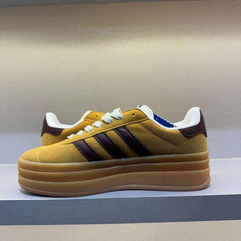 AD Gazelle Bold Almost Yellow Maroon
