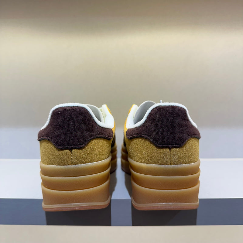 AD Gazelle Bold Almost Yellow Maroon