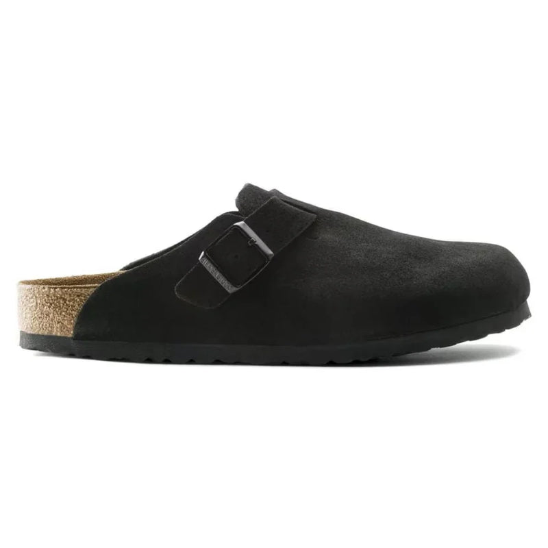 Boston Soft Footbed Suede Black