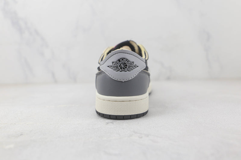 JD 1 Low Black Smoke Grey