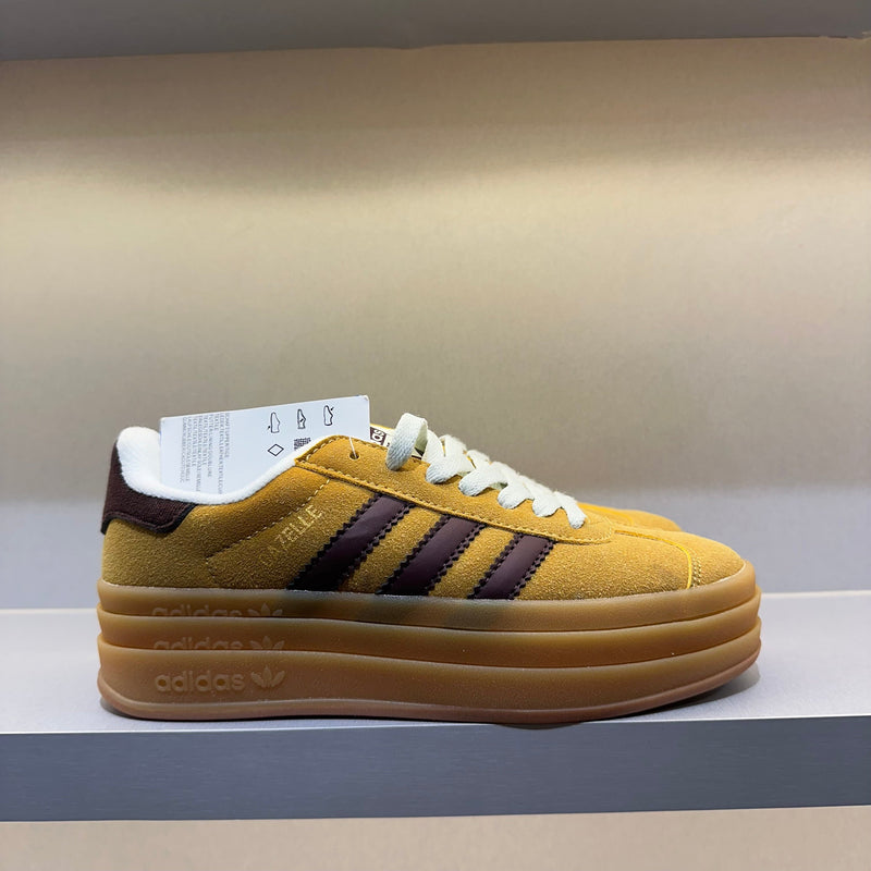 AD Gazelle Bold Almost Yellow Maroon