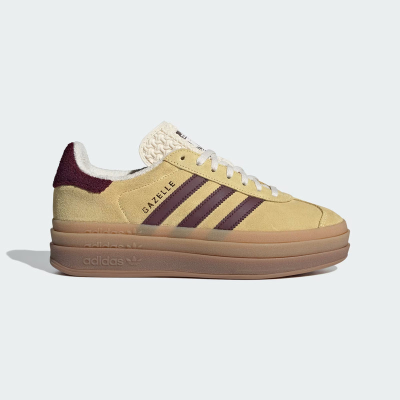 AD Gazelle Bold Almost Yellow Maroon