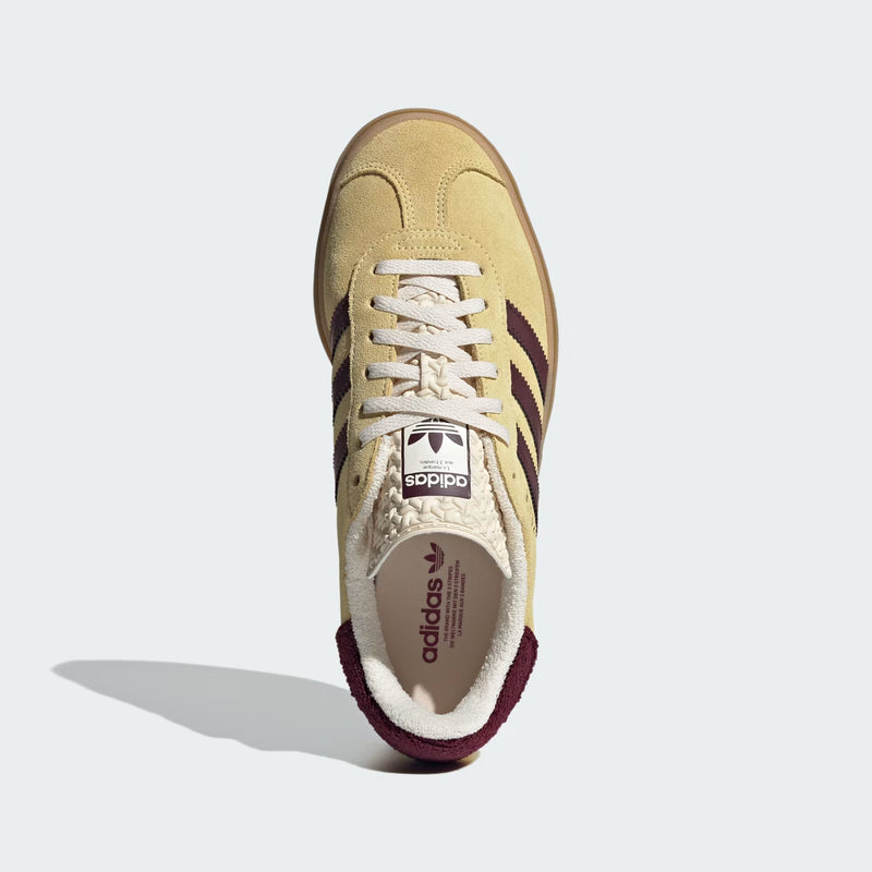AD Gazelle Bold Almost Yellow Maroon