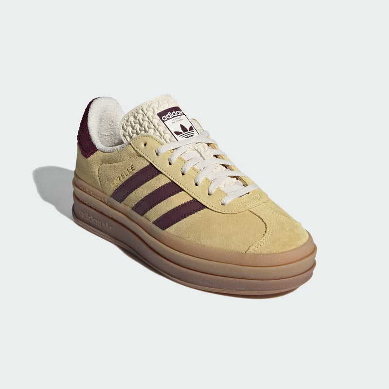 AD Gazelle Bold Almost Yellow Maroon