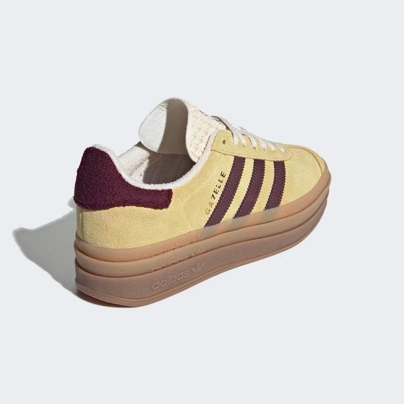 AD Gazelle Bold Almost Yellow Maroon