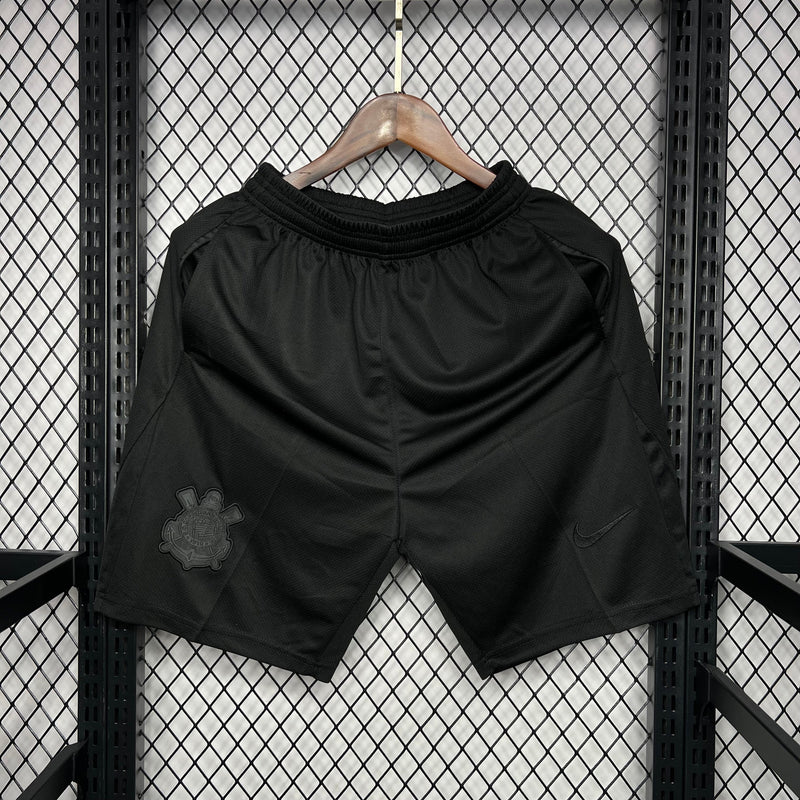 Shorts de Jogo All Black Corinthians 2024/25